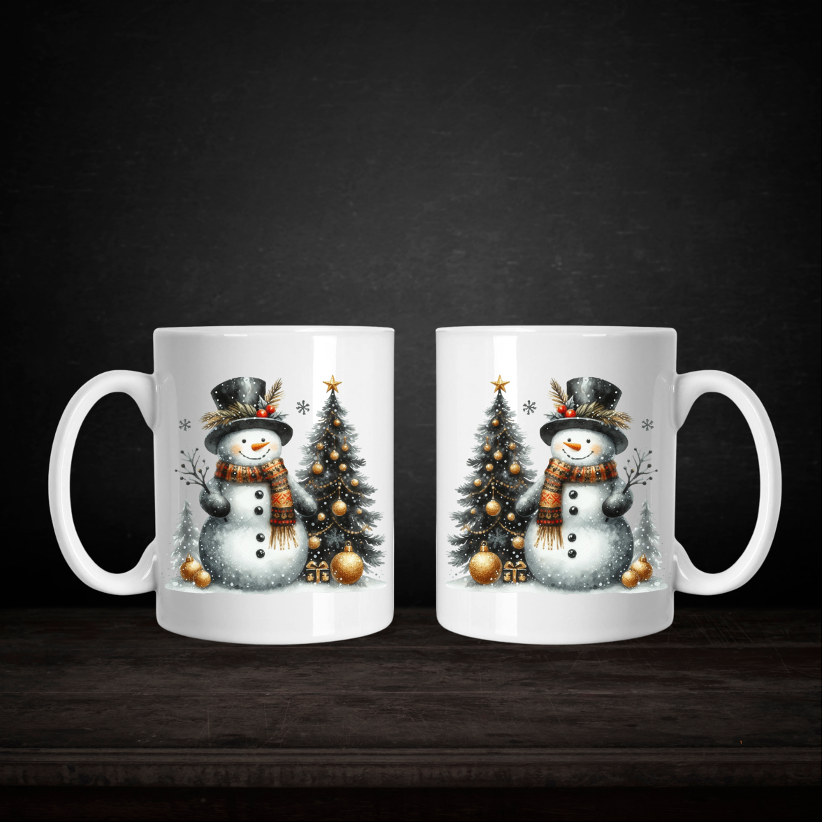 Christmas Snowman 15 oz Mug