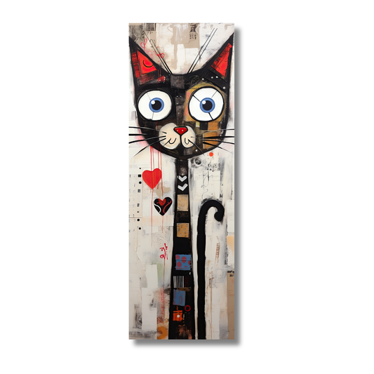 Whimsical Cat Bookmark
