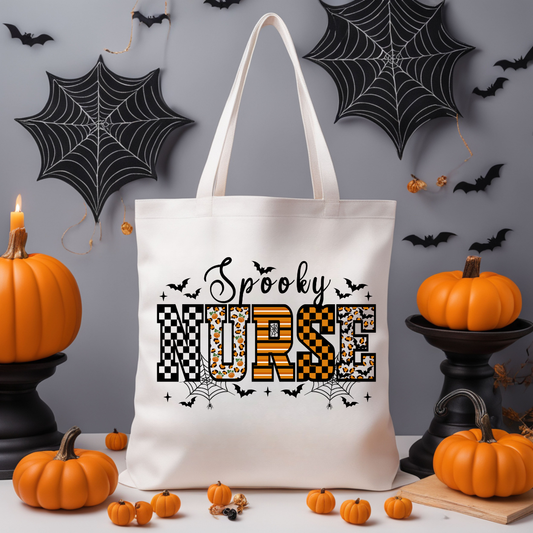 Spooky Nurse Tote Bag / Sac “Spooky Nurse” Halloween
