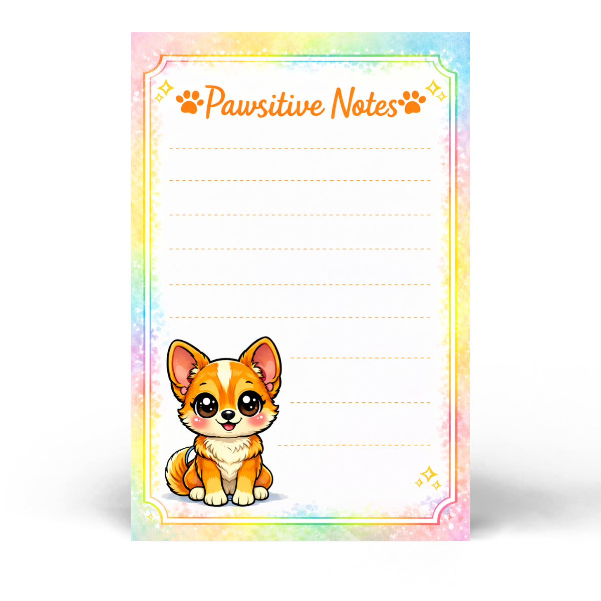 Bloc-notes Chihuahua Cute – Pawsitive Notes Papeterie Kawaii pour Amoureux des Chiens
