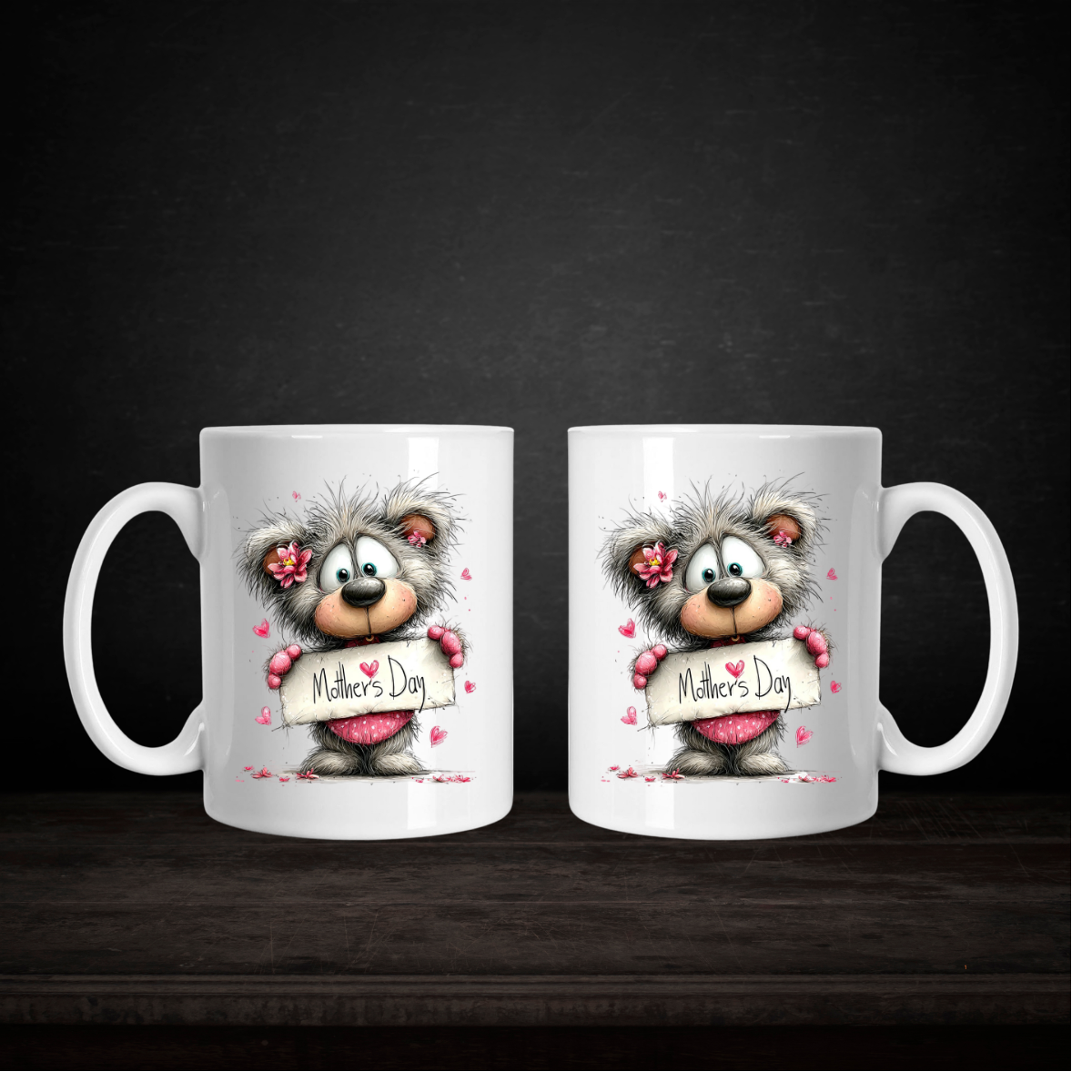 Tasse Fête des Mères Ours Mignon