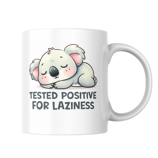Tested Positive for Laziness – Koala Mug