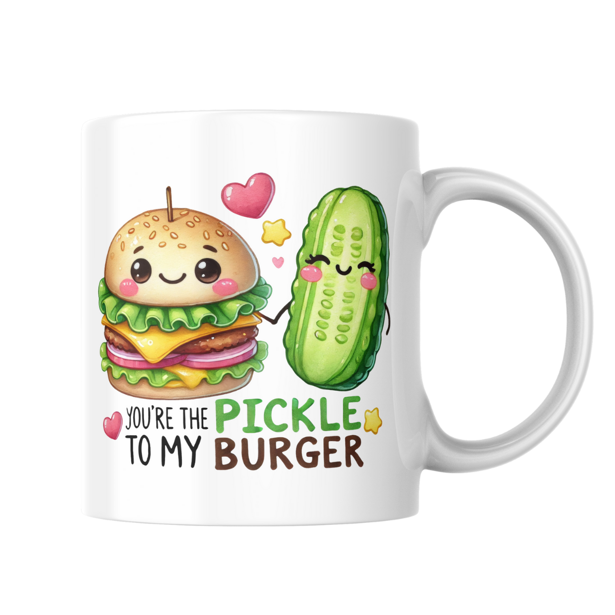 You’re the Pickle to My Burger – 15 oz Ceramic Mug