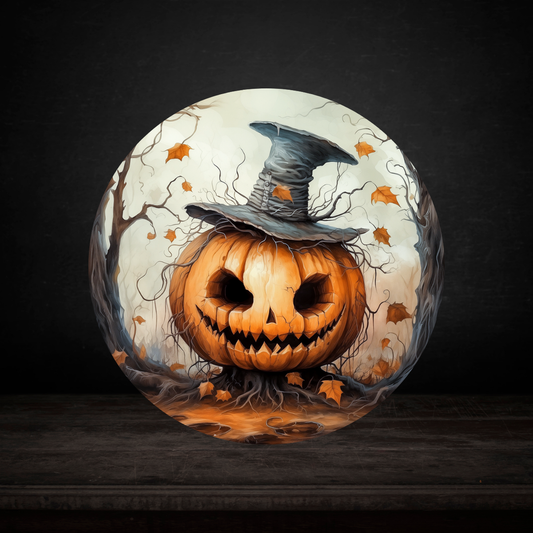 Mad Pumpkin Coasters – Ensemble de 6 Sous-Verres Citrouille d’Halloween (4 po / 10 cm)